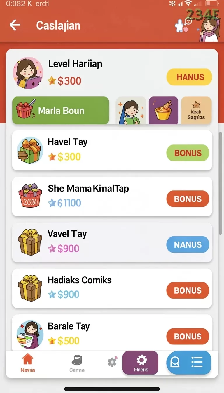 Cuplikan layar NIRWANA88 — aktivitas