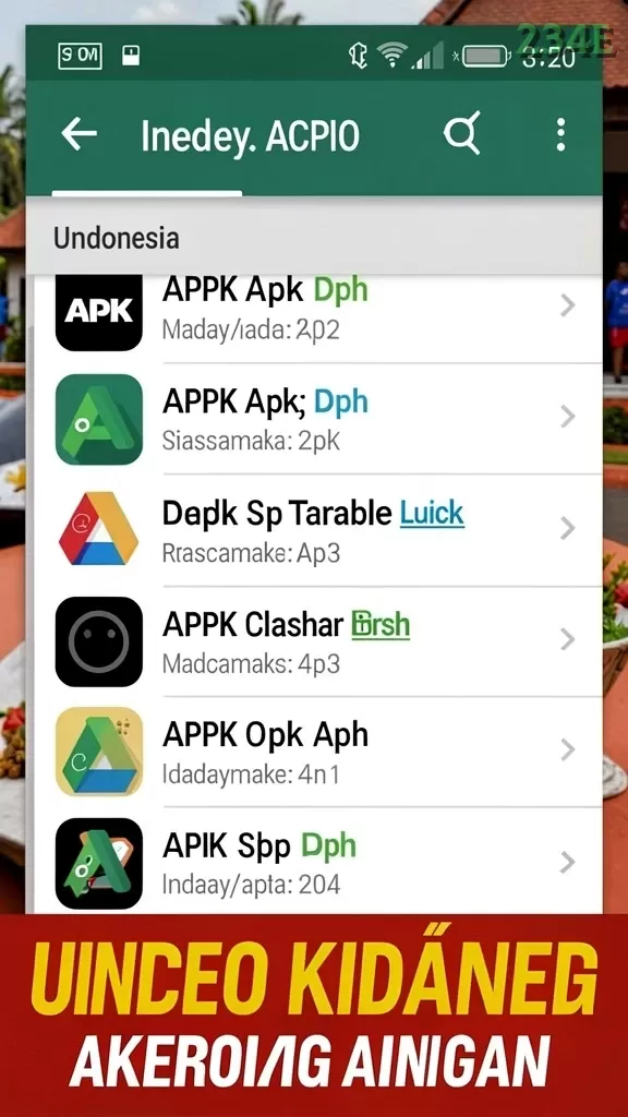 Cuplikan layar JUTA7 — aktivitas