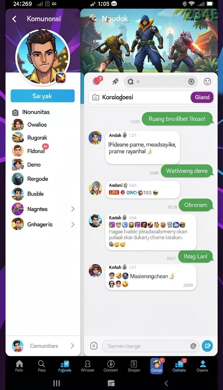 Cuplikan layar SUNDA777 — pengaturan akun